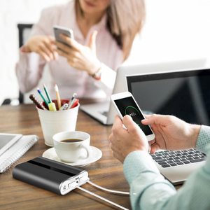 12000mAh portatile Ultra-compatto Dual USB 3.1A Power Bank 1 Pack batteria esterna con ricarica rapida per una ricarica conveniente - Product Image 4