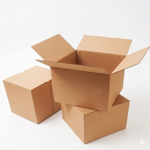 3mm Reusable Corrugated Board Shipping <b>Boxes</b> Flexographic Printed Cartons for Business and Shopping Packaging OEM - Product Image 4