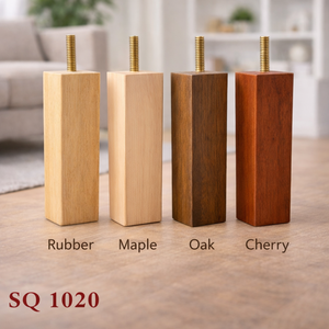 Modern Square Wooden Furniture Legs Solid Wood Tall <b>Sofa</b> Feet Replacement for Couch Chair Cabinet Bench Dresser <b>Bed</b> - Product Image 3