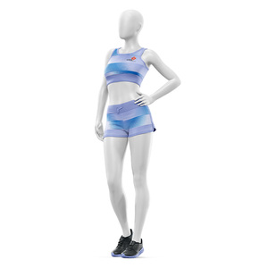 Ensemble de yoga et fitness pour femmes en gros – Soutien-gorge de sport respirant et short taille haute – Écologique, anti-humidité – Fournisseur OEM ODM - Product Image 5