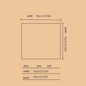 ผ้าพันคอไหมซาตินพรีเมียม ดีไซน์หรูหรา ผ้าพันคอสี่เหลี่ยม - Product Image 4