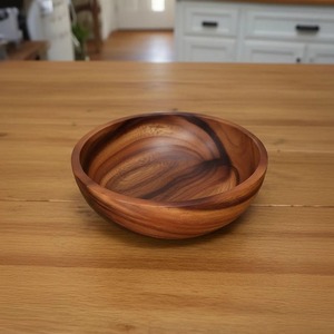 Tazón de Madera Desechable Premium para Servir - Accesorio Decorativo Elegante y con Estilo para Fiestas, Ecológico - Product Image 1