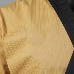 Uniforme de Kung Fu unisexe, haut doré, pantalon noir, 100% coton, vêtements d'arts martiaux durables, taille adulte, coupe régulière - Product Image 5
