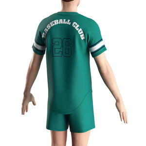 Camiseta de Béisbol Moderna de Manga Corta, Cómoda, con Tejido Transpirable de Alto Rendimiento - Product Image 6