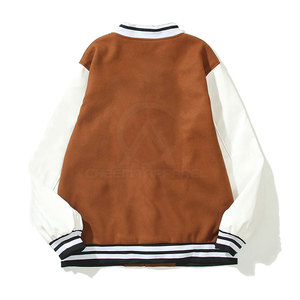 Chaqueta Clásica Varsity de Invierno para Hombre con Interior Suave y Elegantes Colores en Contraste, Perfecta para Clima Frío - Product Image 2