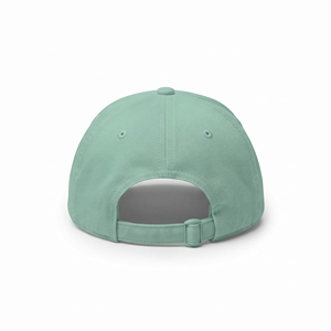 Casquette de baseball en coton à 6 panneaux Hawk Eye, réglable, unisexe, décontractée, avec logo imprimé sur le devant, vert menthe - Product Image 2