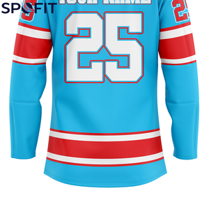 Jersey de Hockey sobre Hielo Personalizado de Élite, Sublimado, Poliéster Resistente, Ropa Deportiva al por Mayor, Jersey de Hockey sobre Hielo de Último Diseño y Alta Calidad - Product Image 4