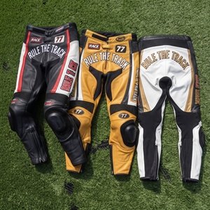 Premium Motorbike <b>Leather</b> <b>Pants</b> Motorcycle Riding Protective Trousers Motorcycle Printed <b>Leather</b> Racing <b>Pants</b> Unisex - Product Image 1