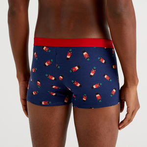 Caleçons et slips pour hommes, taille haute, avec poche frontale personnalisable, en Spandex/Polyester, entrejambe de 5 pouces, respirants et à séchage rapide - Product Image 5