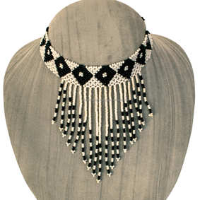 Gargantilla hecha a mano para mujer, Gargantilla gruesa, collares de cuentas de cristal para mujeres, chicas adolescentes, princesas - Product Image 5