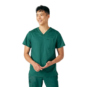 Tenues Médicales Unisexe à Manches Courtes pour Hommes et Femmes – Blouses d'Hôpital, Uniformes d'Été, Tenues de Travail pour Pharmaciens, Médecins et Infirmières - Product Image 1