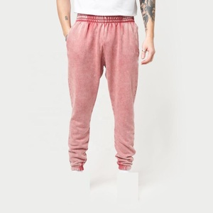 กางเกงจ็อกเกอร์ผู้ชายทรงสวยแบบย้อมสีเอซิด คุณภาพสูง ผ้าแคนวาสหนานุ่ม สไตล์วินเทจ 100% สำหรับผู้ชาย - Product Image 6