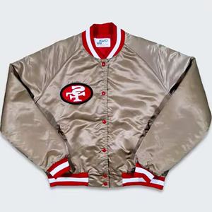 Fabricantes directos de fábrica Chaquetas de béisbol para hombres Diseños personalizados Logo Totalmente personalizable Cómodo Varsity Jacket Winter - Product Image 3