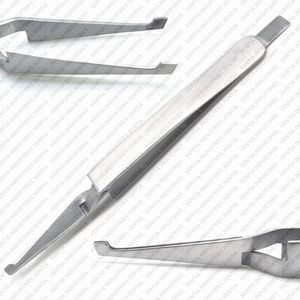Dental Bonding Tweezers Reverse Action Orthodontic Pliers <b>Bracket</b> Placement Tweezer Stainless Steel Orthodontic Instruments - Product Image 2