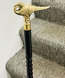 Luxury Brass <b>Walking</b> <b>Stick</b> Classic Royal Finish Designer Handle Unique Craftsmanship Stylish Support Cane Accessory - Product Image 3