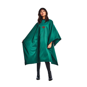 Cape de coiffure en polyester/nylon/coton, écologique, portable, résistante à l'eau, pour salon de coiffure - Product Image 1