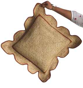 Fundas decorativas de cojín trenzado de cáñamo de yute 100% para sofá, ropa de cama, cojines de yute trenzados de cáñamo decorativos - Product Image 3