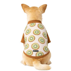 เสื้อกันแดดสำหรับสุนัข ลายกีวี น้ำหนักเบา ป้องกันรังสียูวี เสื้อยืดสำหรับสัตว์เลี้ยงฤดูร้อน เนื้อผ้านุ่ม ยืดหยุ่น ระบายอากาศได้ดี ชุดสำหรับสุนัข - Product Image 2