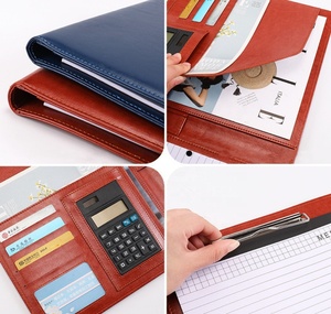 Portefeuille d'affaires A4 en cuir PU personnalisé pour femmes - Product Image 5