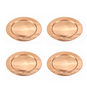 Nouvelle Assiette de Présentation en Cuivre Artisanale, Assiette Décorative pour Restaurants, Décoration de Table Sûre pour Cuisine - Product Image 5