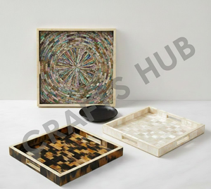 ถาดเสิร์ฟเรซิ่นทรงสี่เหลี่ยม งานแฮนด์เมดจาก CRAFTS HUB ดีไซน์คลาสสิก ลายการ์ตูน เป็นมิตรต่อสิ่งแวดล้อม ปลอดภัยสำหรับเครื่องล้างจาน และได้มาตรฐานสำหรับอาหาร - Product Image 4