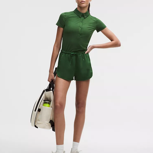 Chemises de golf pour femmes à manches longues, respirantes, séchage rapide, 100 % coton tricoté, écologiques, formelles, pour l'été - Product Image 2