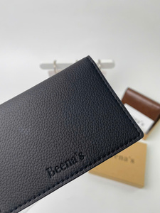 Custom Luxury Minimalist Microfiber Short Business <b>Wallet</b> for Unisex Embossed <b>Cash</b> Card Holder OEM ODM - Product Image 2