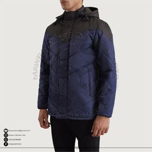 Chaqueta de Invierno Personalizada para Hombre, Chaqueta Acolchada con Estampado de Letras, Parka con Capucha, Chaqueta Acolchada Transpirable de Primera Calidad, Ropa de Calle - Product Image 3