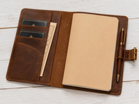 Journal en cuir personnalisé, carnet rechargeable en cuir pleine fleur, cadeau d'aventure fait main