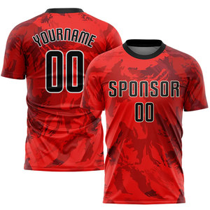 Ropa Deportiva Personalizable de Alta Calidad, Jersey de Fútbol Transpirable y Ligero, Totalmente Personalizado, Servicio OEM de Sublimación de Alta Gama - Product Image 4