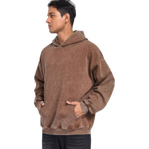Sudadera con Capucha de Algodón Teñido Personalizada, Estilo Urbano Vintage, Marca Privada, Fabricante Mayorista OEM ODM - Product Image 1
