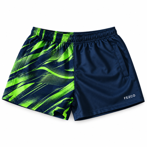 Relaxed Fit Sports <b>Shorts</b> for Football Elastic waist <b>polyester</b> <b>shorts</b> Anti-bacterial sports <b>shorts</b> Digital print custom logo - Product Image 2