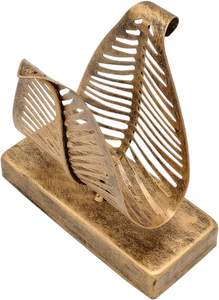 Porta Servilletas Moderno de Metal Dorado con Diseño de Hojas para Mesa – Soporte Decorativo para Servilletas para Mesa de Comedor y Cocina - Product Image 3