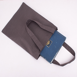 Sac réutilisable multifonctionnel en coton fait main avec impression de logo personnalisé, sac publicitaire promotionnel pour les courses - Product Image 4