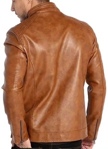 Durable High Street Fashion Casual <b>Winter</b> <b>Leather</b> <b>Jackets</b> for Men Women Stylish Warm Stand Collar Multi-Designs <b>jacket</b> for men - Product Image 2