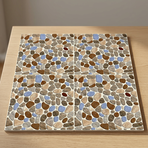 Baldosas de Cerámica con Relieve Serie Punch 300x300mm, Económicas, Esmaltadas, Diseño para Exteriores, Baldosas para Piso con Diseño de Flores - Product Image 5