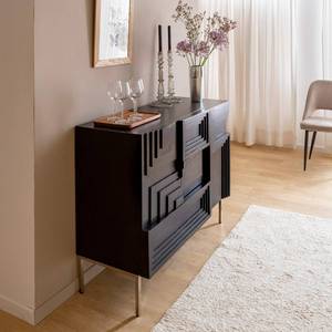 ตู้ข้างเตียงไม้มะม่วงสีดำขนาดเล็ก รุ่นวันดาน่า เรเดียนท์ โนวา - ตู้ข้างเตียง - Product Image 5