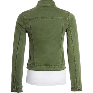 Chaqueta Corta de Mezclilla para Mujer 2022, Chaqueta de Motociclista, Chaqueta de Mezclilla Rosa para Mujer - Product Image 4