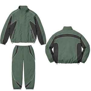 Nylon Polyester Shell Tracksuit Two Piece Jogging Heat Suit <b>Track</b> Windbreaker <b>Jacket</b> Sets <b>for</b> <b>Men</b> Sweat Suit Two Piece - Product Image 5