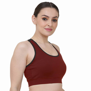 OEM Sports Bra for Women With Padded Yoga Crop Tank Tops Fitness Workout Running Bra Made in Pakistan Customized Sports Bra - Product Image 3