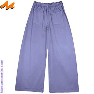 Pantalones Anchos de Mujer, Estilo Palazzo, Ecológicos, Lavables, Transpirables, con Cordón Elástico de Tela, para Fiesta - Product Image 2