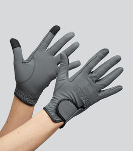 Guantes de equitación de cuero de calidad superior para invierno, transpirables y cómodos, guantes ecuestres, fabricante OEM, suministro personalizado de fábrica - Product Image 6