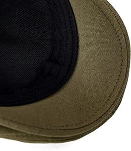 Gorra de Béisbol Unisex de 6 Paneles, Negra, de Algodón, Ajustable, de Color Sólido, Informal, para Adultos - Product Image 3