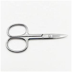 Best Quality Stainless Steel Round Tip Manicure Cuticle Eyebrow Scissors Makeup Scissors Nose Vibrissa Scissors - Product Image 5