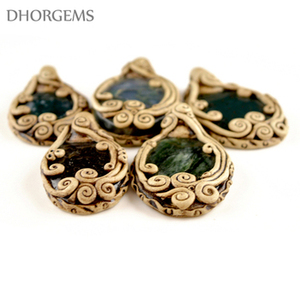 Pendentif en pierre brute de guérison par les cristaux, vente en gros, pour homme et femme - Product Image 2