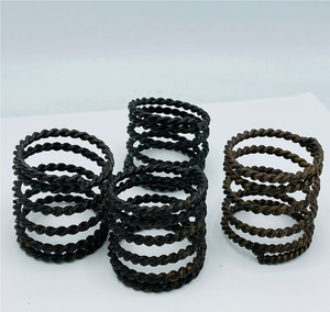 Anillos de Servilleta de Metal Decorados, Anillos de Servilleta Modernos de Alambre Sólido, 4 Piezas, Precio al por Mayor - Product Image 3