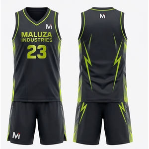 Conjunto de Pantalones Cortos y Camiseta de Baloncesto Modernos, de Secado Rápido y Transpirables, Ropa Deportiva de Entrenamiento MALUZA INDUSTRIES Pro Team - Product Image 1