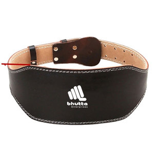 Ceinture de musculation réglable en cuir véritable pour la protection de la taille, ceinture de musculation en cuir personnalisée pour la salle de sport - Product Image 1