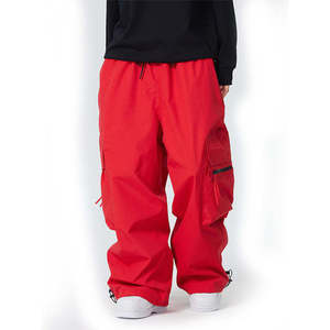 Pantalones de Esquí Unisex Impermeables y Cortavientos, Pantalones de Snowboard Aislantes, Estilo Cargo, Transpirables, para Deportes de Nieve al Aire Libre en Invierno - Product Image 1