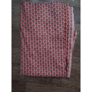 Preciosa Bolsa de Cosméticos de Algodón con Diseño Floral Bohemio, Tamaño Mediano, Portátil, con Cierre Abierto, Regalo para Ella - Product Image 3